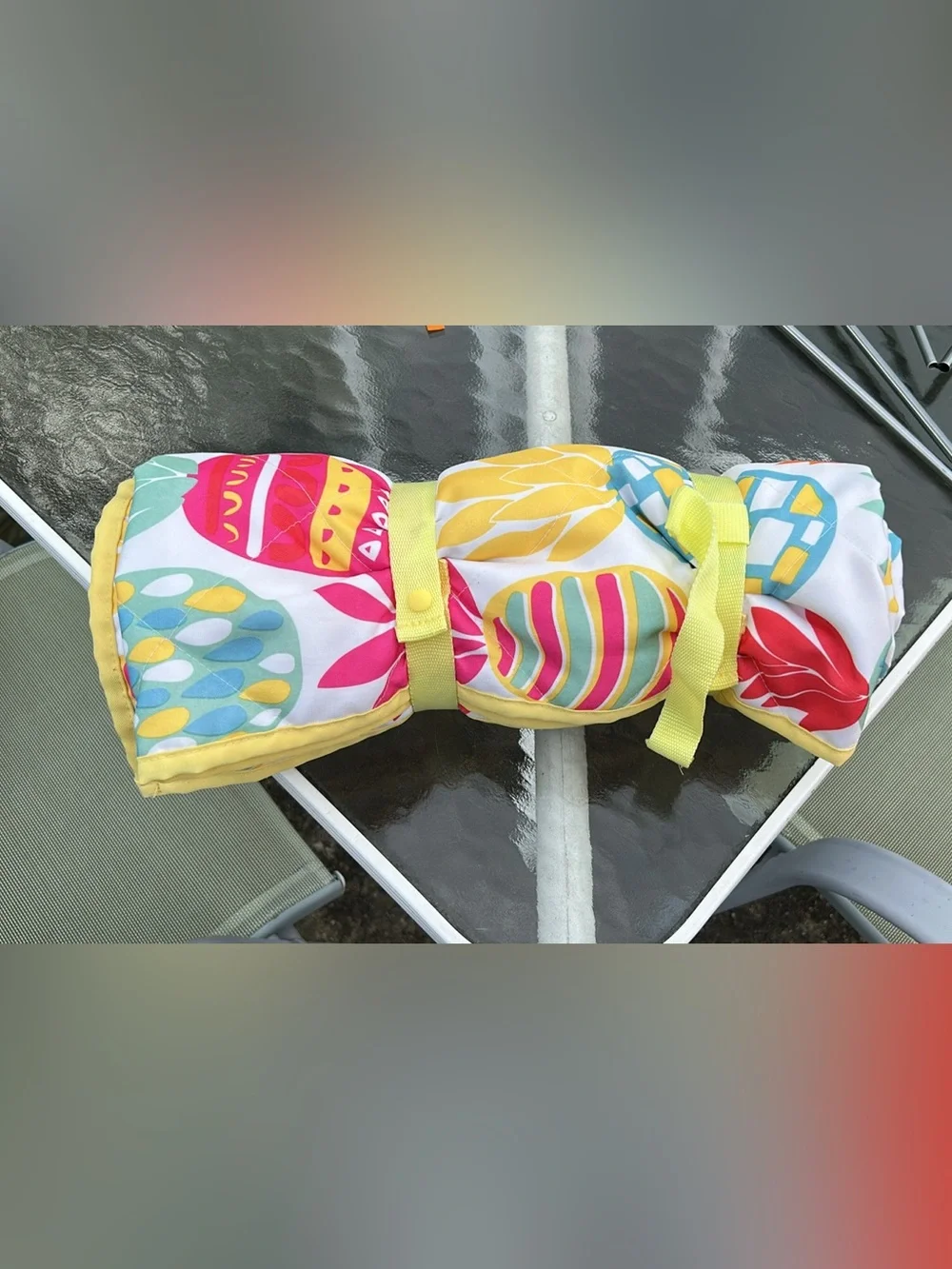 Pineapple print picnic outdoor blanket